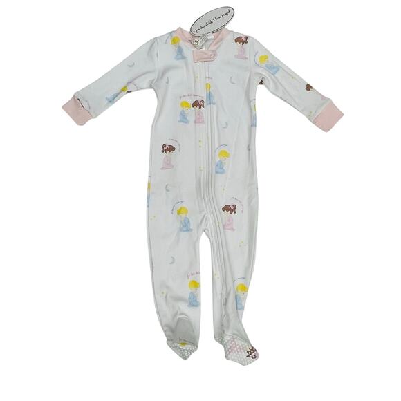 NWT Lullaby Set 9M For This Child I Have Prayed Footie - Picture 1 of 3